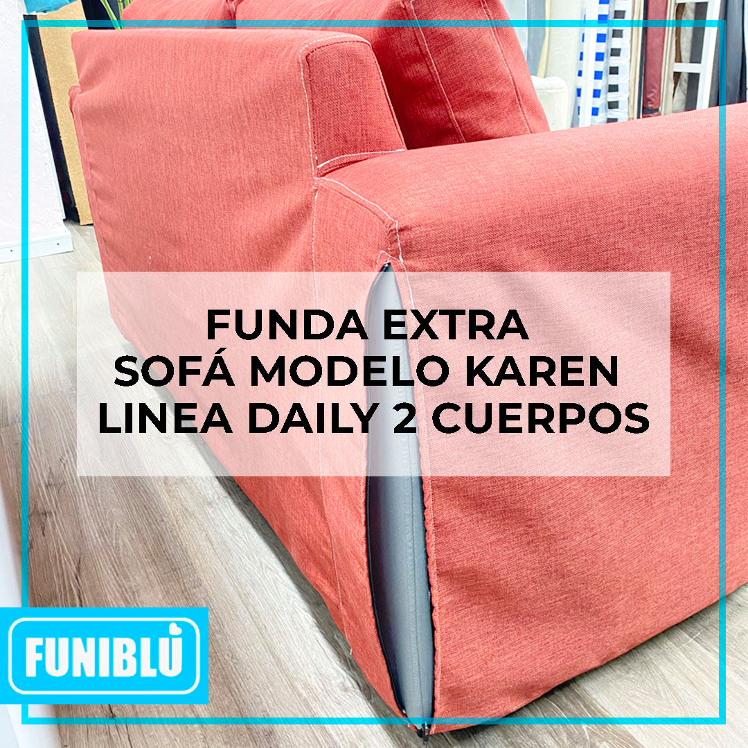 FUNDA EXTRA Sofá Karen- 2 Cuerpos