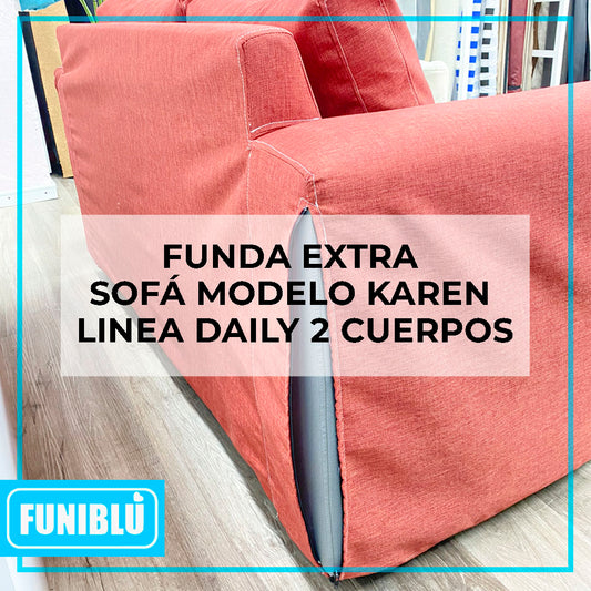 FUNDA EXTRA Sofá Karen- 2 Cuerpos