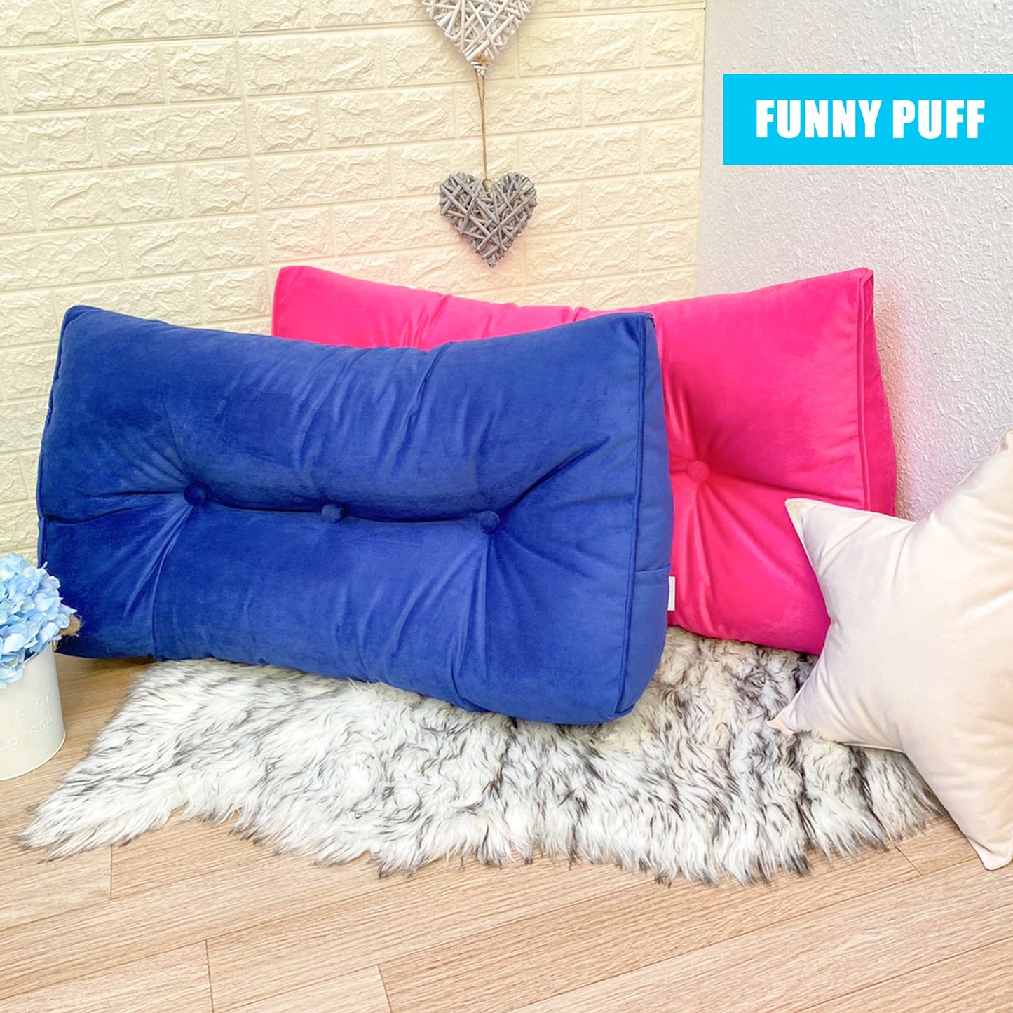 Funny Back Estándar 50cm alto (Cojín tipo Respaldo) FELPA